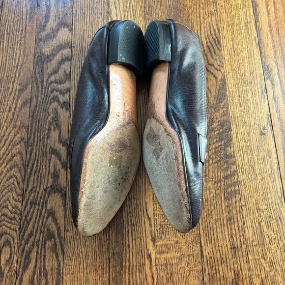Salvatore Ferragamo Brown Leather Loafers 11.5 - Picture 3 of 4